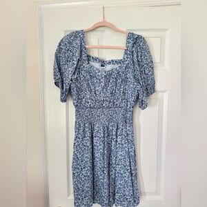 Old Navy Blue Floral Dress